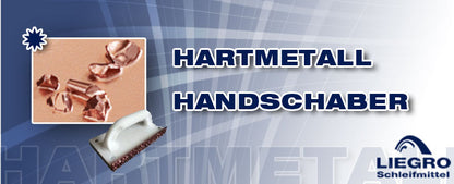 Hartmetall Handschaber, Handrutscher, HM Split, schwere Ausführung