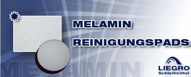 Melamin-Pad, 406x25mm, ca. 25 mm stark, weiß-beige
